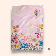 Load image into Gallery viewer, Twisted Wares Home Decor - Linens I Love Jesus But I Cuss a Little Tea Towel