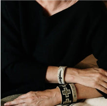 Load image into Gallery viewer, Etkie Jewelry Kalani Beaded Glass Cuff -Small