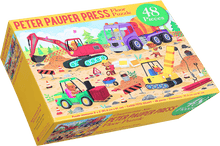 Load image into Gallery viewer, Peter Pauper Press Kids Floor Puzzle Construction