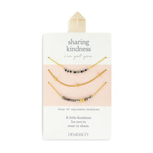 Load image into Gallery viewer, Demdaco Jewelry - Necklaces Kindness Necklace Sand Gold