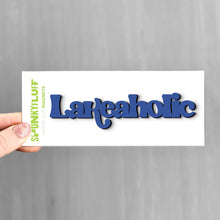 Load image into Gallery viewer, Spunky Fluff Lakeaholic Tiny Word Magnet
