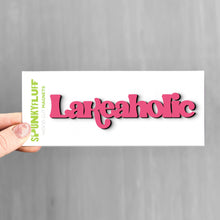 Load image into Gallery viewer, Spunky Fluff Lakeaholic Tiny Word Magnet