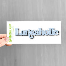 Load image into Gallery viewer, Spunky Fluff Lakeaholic Tiny Word Magnet