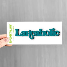 Load image into Gallery viewer, Spunky Fluff Lakeaholic Tiny Word Magnet