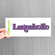 Load image into Gallery viewer, Spunky Fluff Lakeaholic Tiny Word Magnet