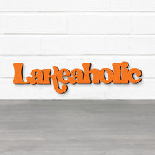 Load image into Gallery viewer, Spunky Fluff Proudly handmade in South Dakota, USA Lakeaholic, Wood Lake House Sign