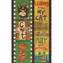 Load image into Gallery viewer, Demdaco Home Decor - Garden - Outdoor Lessons from Cat Mini Art Pole 13"