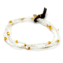 Load image into Gallery viewer, Lizou Jewelry - Bracelets Pearl Oyster Mini Faceted Stone Bracelet