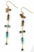 Load image into Gallery viewer, Mickey Lynn Multi Turquoise Illumine Earrings