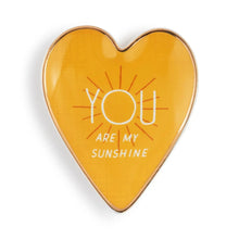 Load image into Gallery viewer, Demdaco Ceramics My Sunshine Art Heart Trinket Dish