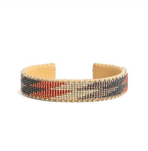 Load image into Gallery viewer, Etkie Jewelry - Bracelets Olivia Beaded Glass Cuff -Small