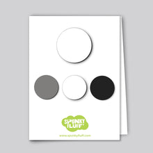 Load image into Gallery viewer, Spunky Fluff Proudly handmade in South Dakota, USA Elegant Neutrals Painted Dot Magnets, Mixed