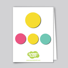 Load image into Gallery viewer, Spunky Fluff Proudly handmade in South Dakota, USA Painted Dot Magnets, Mixed