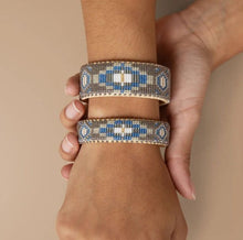 Load image into Gallery viewer, Etkie Jewelry - Bracelets Paloma Beaded Glass Cuff-Medium