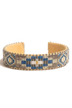 Load image into Gallery viewer, Etkie Jewelry Paloma Beaded Glass Cuff-Medium