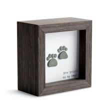 Load image into Gallery viewer, Demdaco Decor Paw Prints Shadow Box