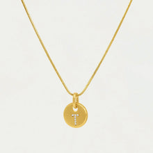 Load image into Gallery viewer, Dean Davidson Jewelry - Necklaces T Petite Pave Initial Pendant, Pavé Initial Necklace