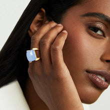 Load image into Gallery viewer, Dean Davidson Jewelry - Rings - Dean Davidson Plaza Ring Blue Chalcedony