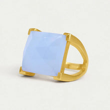 Load image into Gallery viewer, Dean Davidson Jewelry - Rings - Dean Davidson Plaza Ring Blue Chalcedony