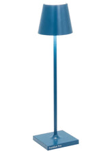 Load image into Gallery viewer, Zafferano America Decor Capri Blue Poldina Pro Micro Cordless Lamp