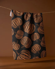 Load image into Gallery viewer, Geometry Home Decor - Linens - Geometry Kitchen Pumpkin Noir Tea Towel