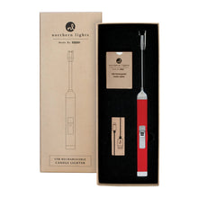 Load image into Gallery viewer, Northern Lights Lighter Rechargeable Lighter Candy Red