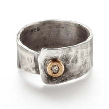 Load image into Gallery viewer, J & I Jewelry Proudly Handmade in Pennsylvania, USA Rustic Gold Rush Ring