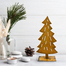 Load image into Gallery viewer, Prairie Dance Proudly Handmade in South Dakota, USA Rustic Metal Christmas Tree Cutouts