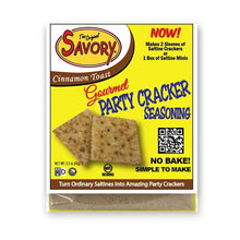 Load image into Gallery viewer, Savory Fine Foods LLC Home Decor - Kitchen Gourmet Entertaining - Food Savory Party Cracker Seasoning Cinnamon Toast