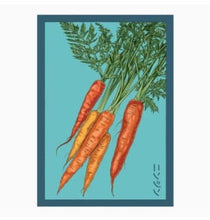 Load image into Gallery viewer, Chive Carrot Shido Vegetable Art Posters by Chive