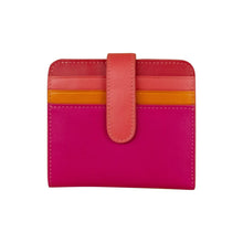 Load image into Gallery viewer, ili New York Sunset Multi Small Leather Wallet Credit Card Holder, Bi-Fold Credit Card Wallet