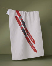 Load image into Gallery viewer, Geometry Snowcap Tea Towel