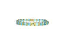 Load image into Gallery viewer, Stia March (Aquamarine) So Colorful Tila Bracelet