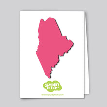 Load image into Gallery viewer, Spunky Fluff Proudly handmade in South Dakota, USA Magenta State Pride State Shape Magnets
