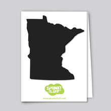 Load image into Gallery viewer, Spunky Fluff Proudly handmade in South Dakota, USA State Pride State Shape Magnets