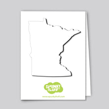 Load image into Gallery viewer, Spunky Fluff Proudly handmade in South Dakota, USA State Pride State Shape Magnets