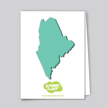 Load image into Gallery viewer, Spunky Fluff Proudly handmade in South Dakota, USA Turquoise State Pride State Shape Magnets