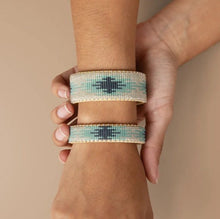 Load image into Gallery viewer, Etkie Jewelry - Bracelets Summer Beaded Glass Cuff - Small