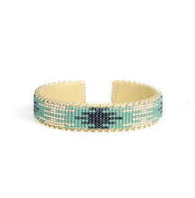Load image into Gallery viewer, Etkie Jewelry - Bracelets Summer Beaded Glass Cuff - Small