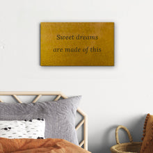 Load image into Gallery viewer, Prairie Dance Proudly Handmade in South Dakota, USA Sweet Dreams Are Made Of This Wall Art, Eurythmics Song Lyrics Wall Decor