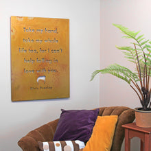 Load image into Gallery viewer, Prairie Dance Proudly Handmade in South Dakota, USA Take My Hand with Elvis Hair Decorative Wall Sign