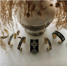 Load image into Gallery viewer, Etkie Jewelry - Bracelets Tallulah Beaded Glass Cuff -Small
