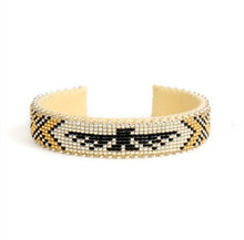 Load image into Gallery viewer, Etkie Jewelry - Bracelets Tallulah Beaded Glass Cuff -Small