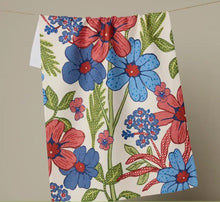 Load image into Gallery viewer, Geometry Home Decor - Linens - Geometry Kitchen Tea Towel -Plaid Floral