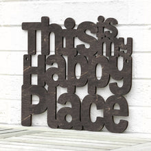 Load image into Gallery viewer, Spunky Fluff Proudly Handmade in South Dakota, USA Weathered Ebony / Small This is my Happy Place