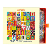 Load image into Gallery viewer, WerkShoppe Books Cards Games and Puzzles - Games and Puzzles Typeface Collage 1000 Piece Puzzle