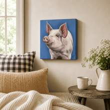 Load image into Gallery viewer, Steel Cow LLC Canvas Print Walter – Canvas Wall Art Print