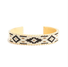 Load image into Gallery viewer, Etkie Jewelry - Bracelets Zaylee Beaded Glass Cuff -Small