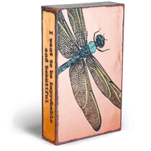 Load image into Gallery viewer, Houston Llew Proudly Handmade in Georgia, USA #155 Ascent Dragonfly Spiritile