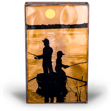 Load image into Gallery viewer, Houston Llew Proudly Handmade in Georgia, USA #207 Schooling Spiritile